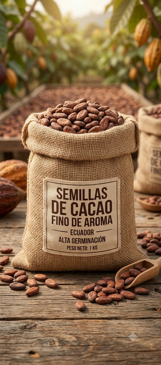 Semillas de Cacao Fino de Aroma